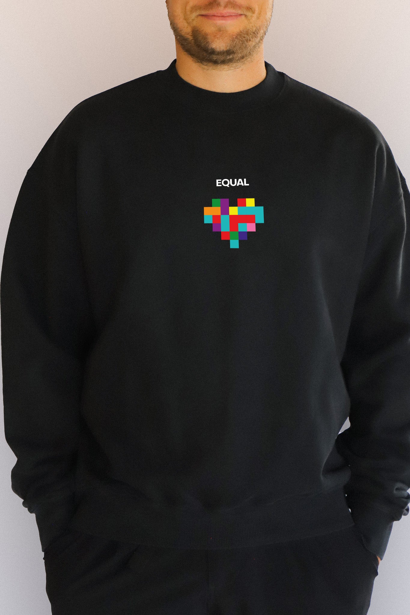 SWEAT - PIXEL HEART - UNISEXE